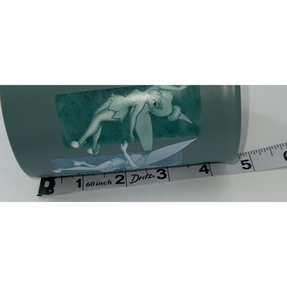 Walt Disney World Parks Tink Ceramic Cup, Teal Tinker Bell 10 oz Cup - Picture 6 of 6